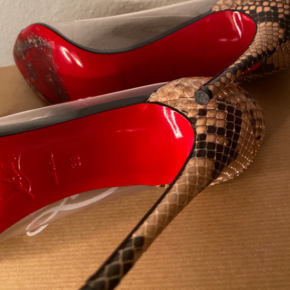 Christian Louboutin Python Pump - image 3